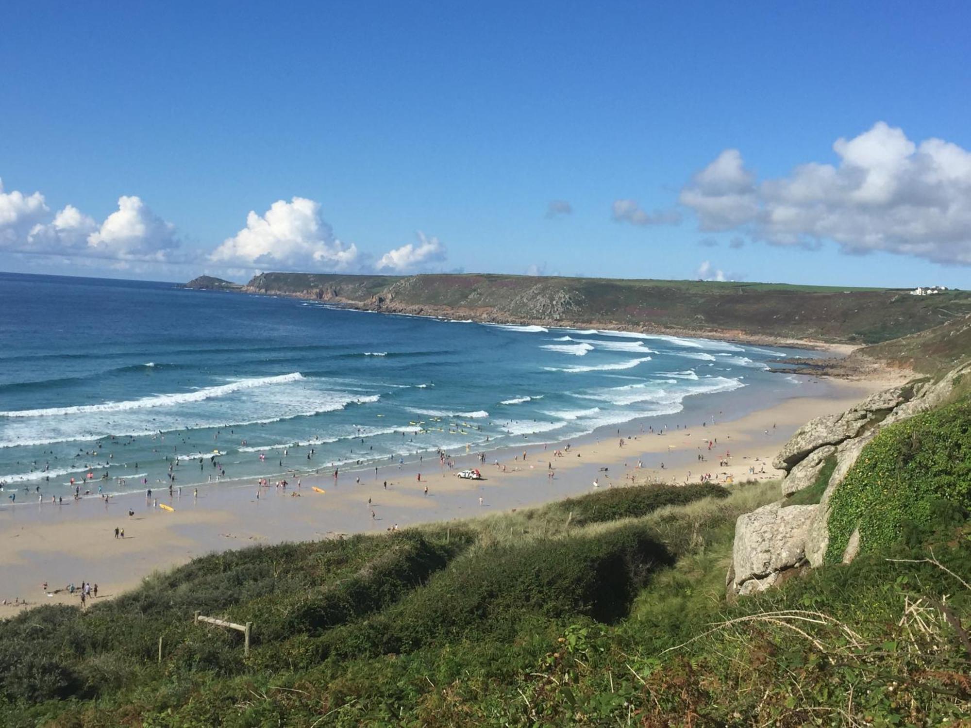 Roselands Caravan Park, Nr Lands End, Cornwall Сент-Джаст Екстер'єр фото